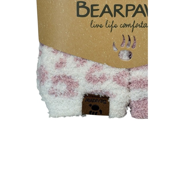 BEARPAW Women's Size 9-11 Super Soft Cozy Crew Socks Pink Multicolor 4 Pair - Picture 2 of 4
